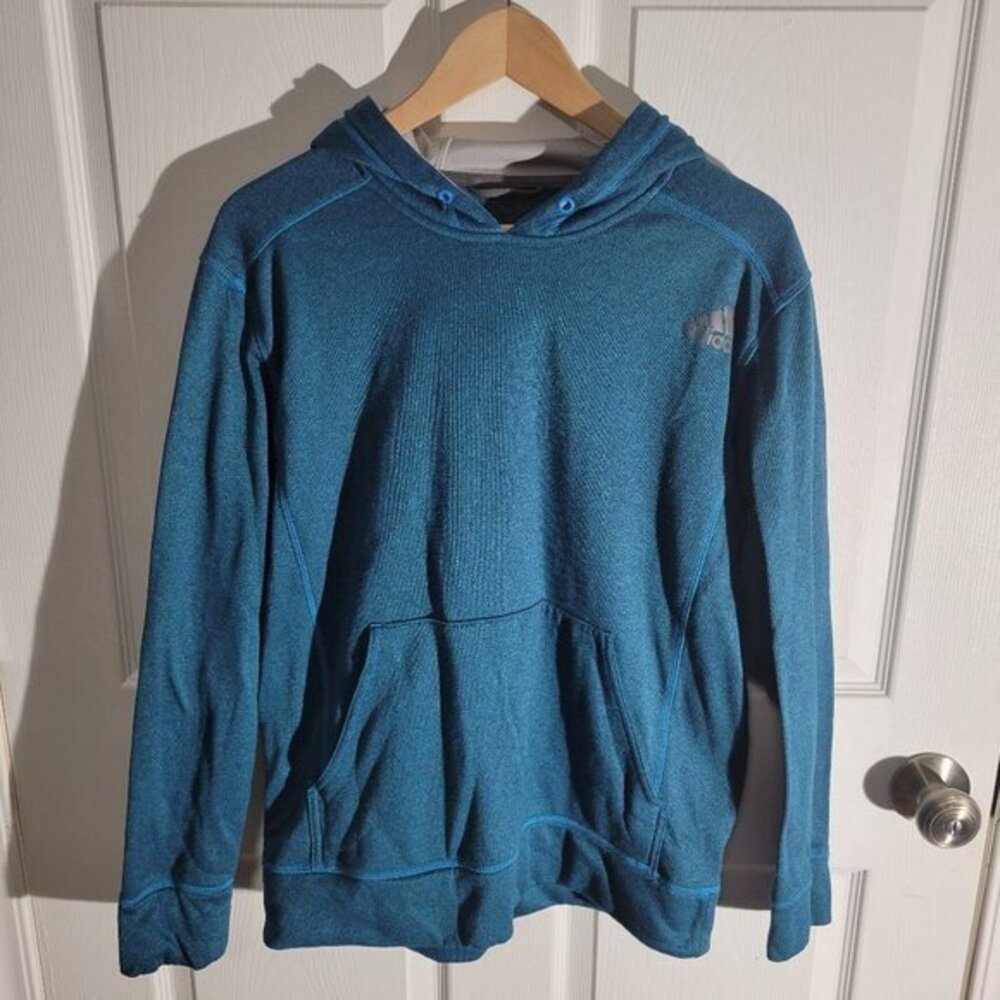 Adidas Hoodie-Blue-Women's‎ MED